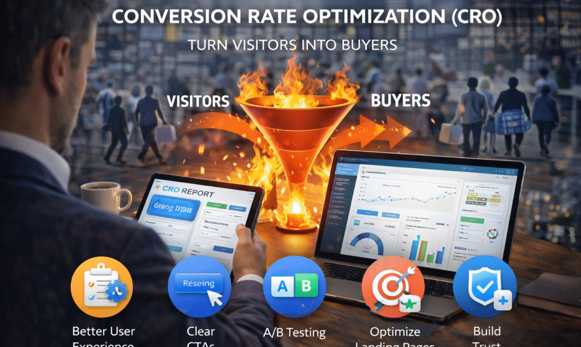 Conversion Rate Optimization (CRO): Turn Website Visitors Into Customers