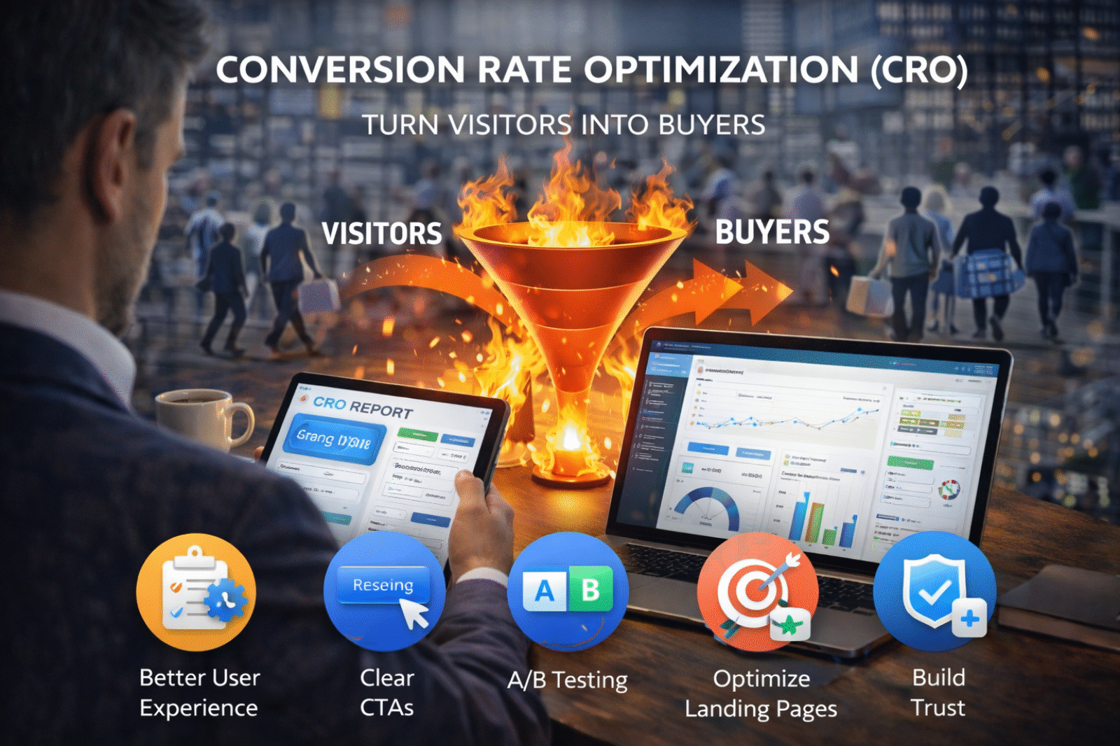 Conversion Rate Optimization (CRO): Turn Website Visitors Into Customers