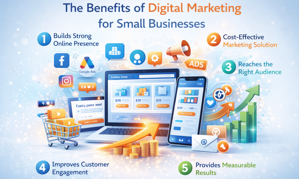 How Digital Marketing Helps Small Businesses Grow Online
