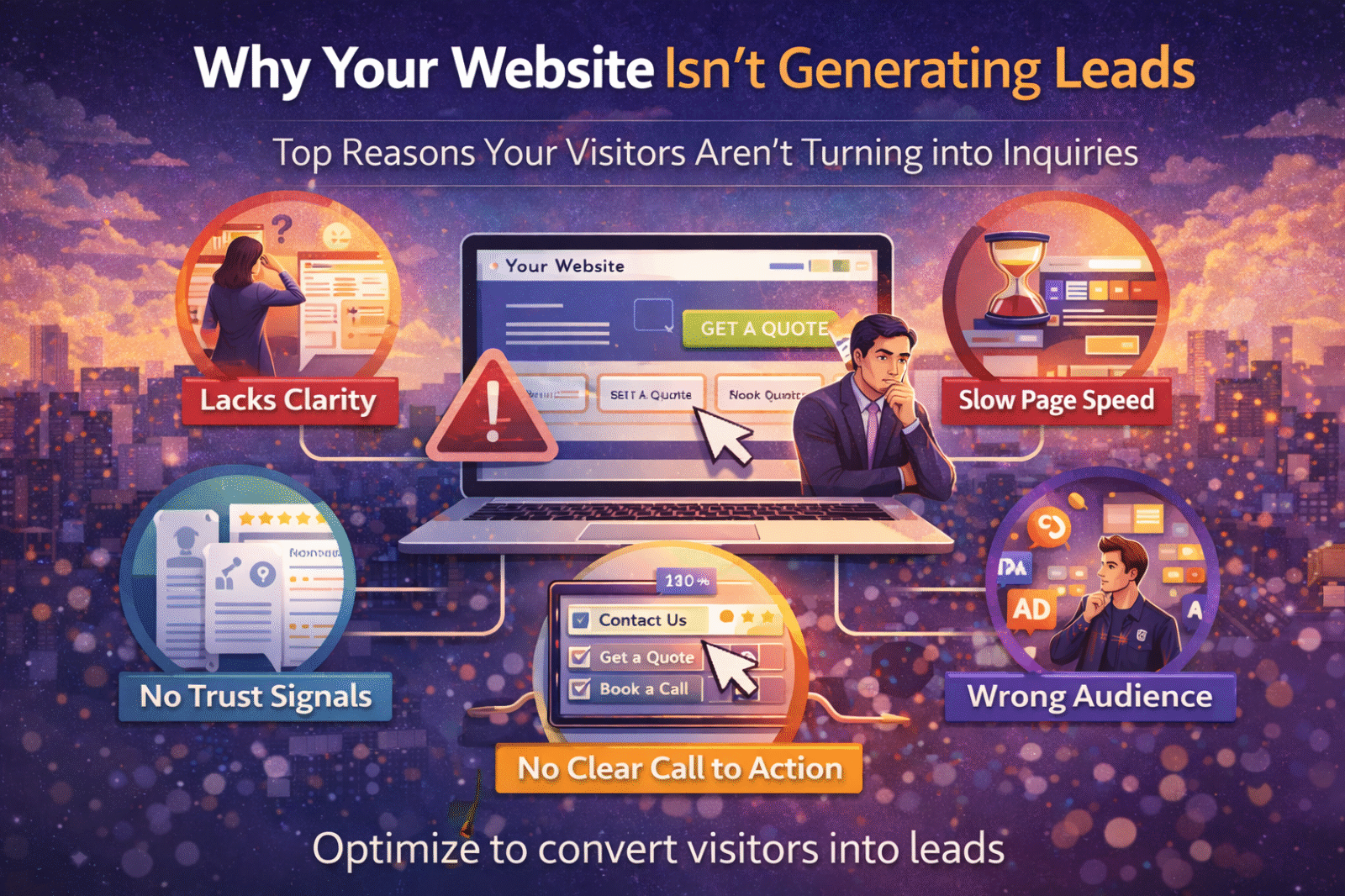 Why Your Website Is Not Generating Leads (And How to Fix It)
