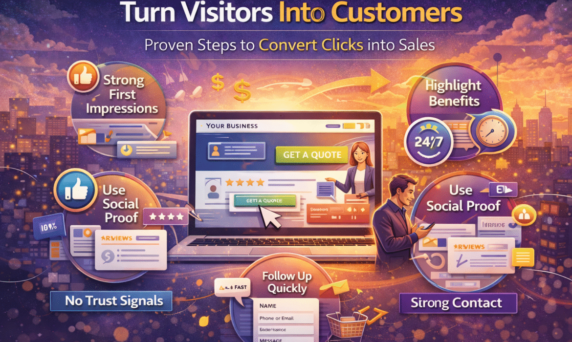How to Turn Website Visitors Into Paying Customers