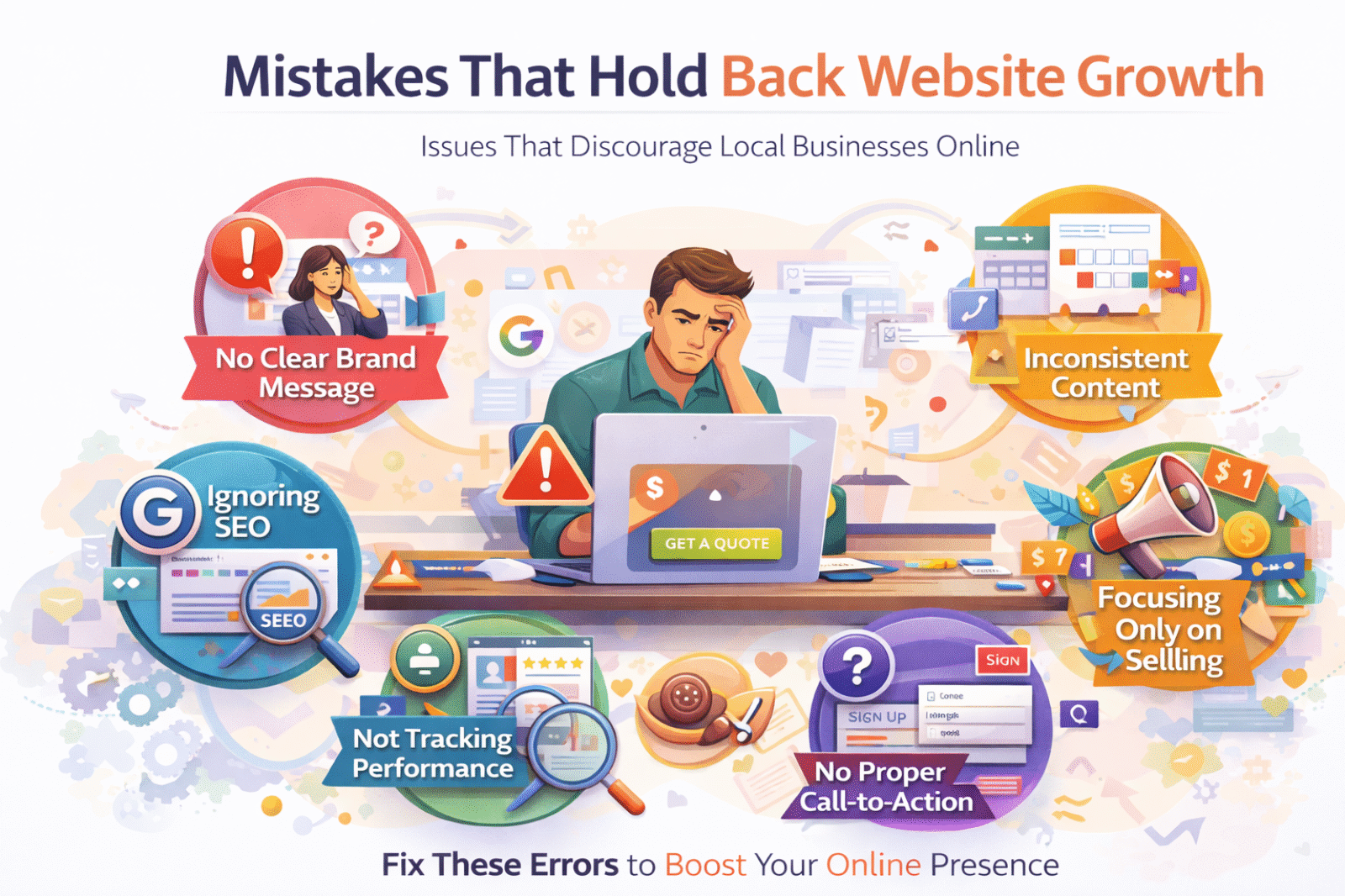 7 Common Mistakes Small Businesses Make Online