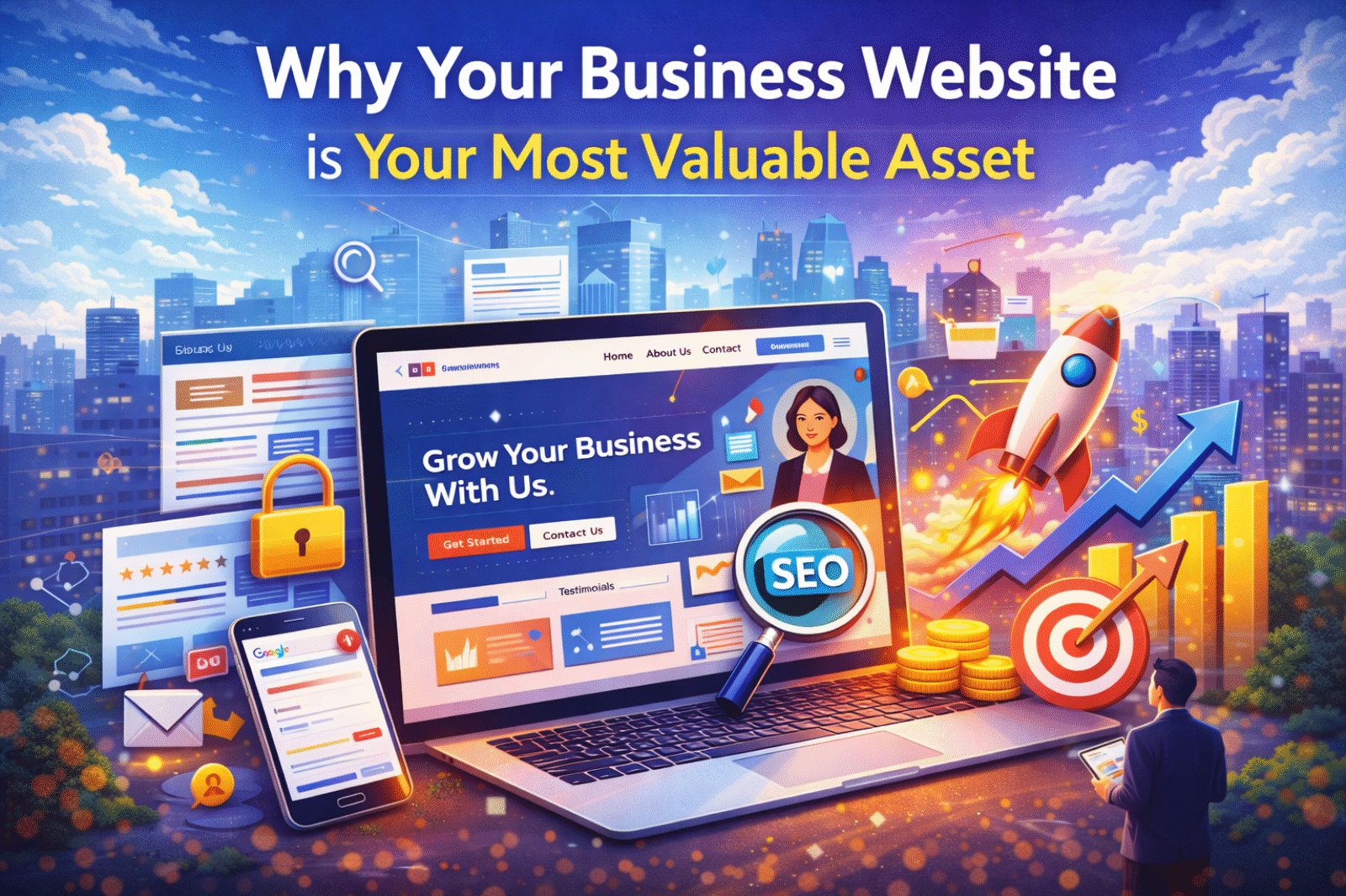 Why a Business Website Is the Foundation of Digital Marketing Success